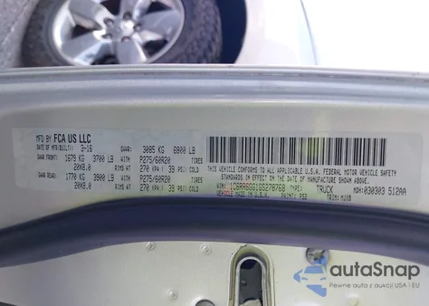 2016 Ram 1500 Big Horn from USA, damaged, VIN 1C6RR6GG1GS278768